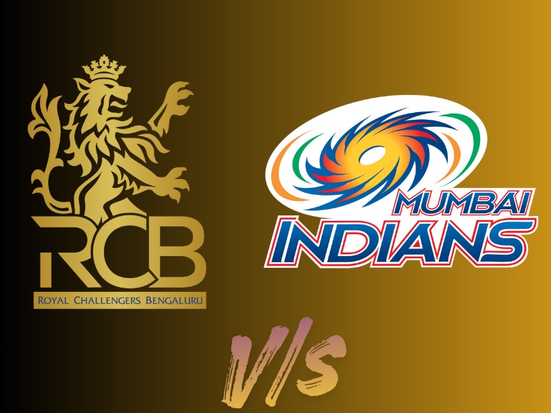 royal challengers bengaluru vs mumbai indians timeline