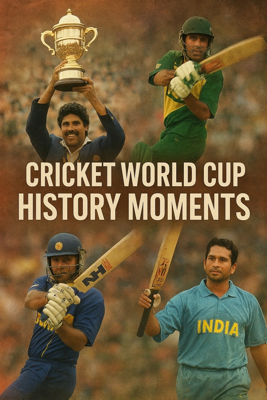 Cricket World Cup History Moments