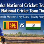 sri lanka national cricket team vs india national cricket team timeline